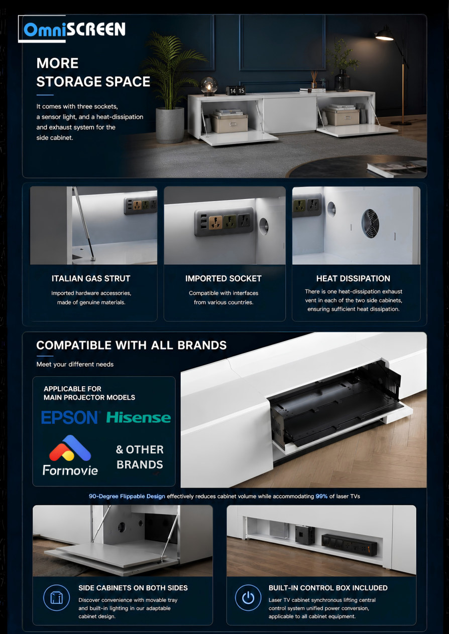 CinemaHub compatibility and storage features